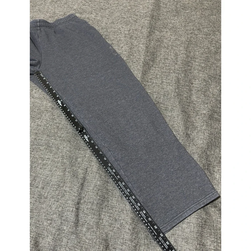 Reebok Mens M Sweatpants Gray Elastic Waist Pockets Casual Lounge